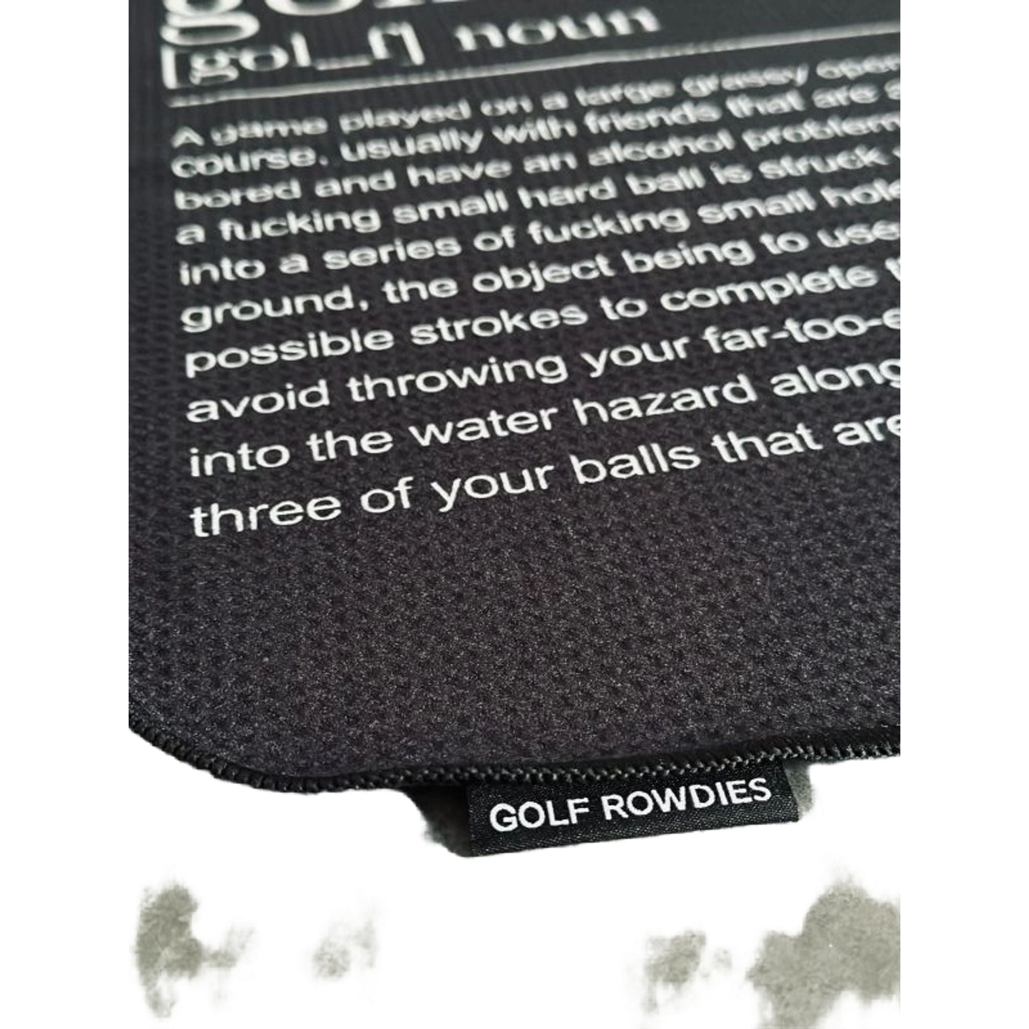 Golf Rowdies Golf Definition Schlägertuch