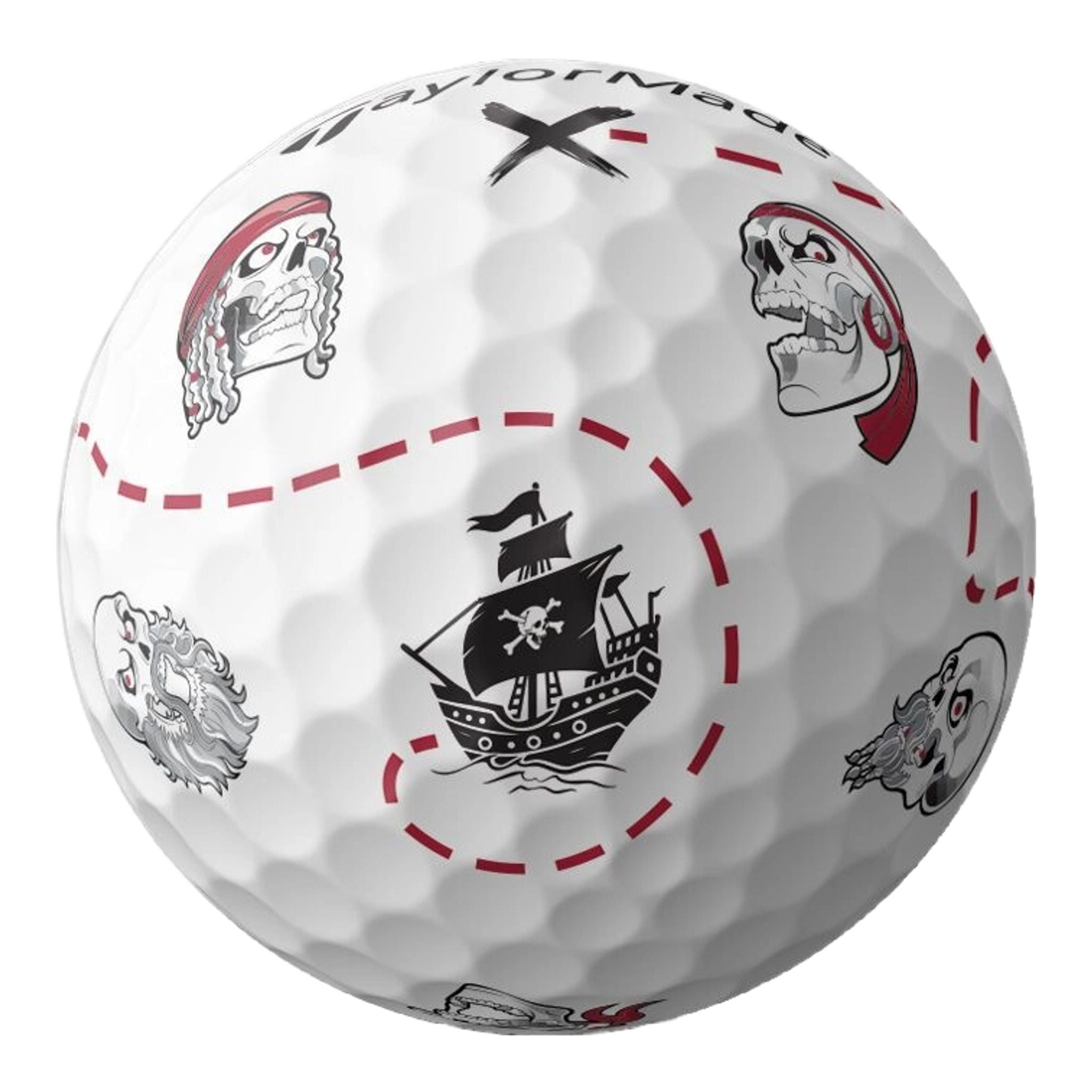 TaylorMade TP5 Pix Limited Edition Pirates Golfbälle