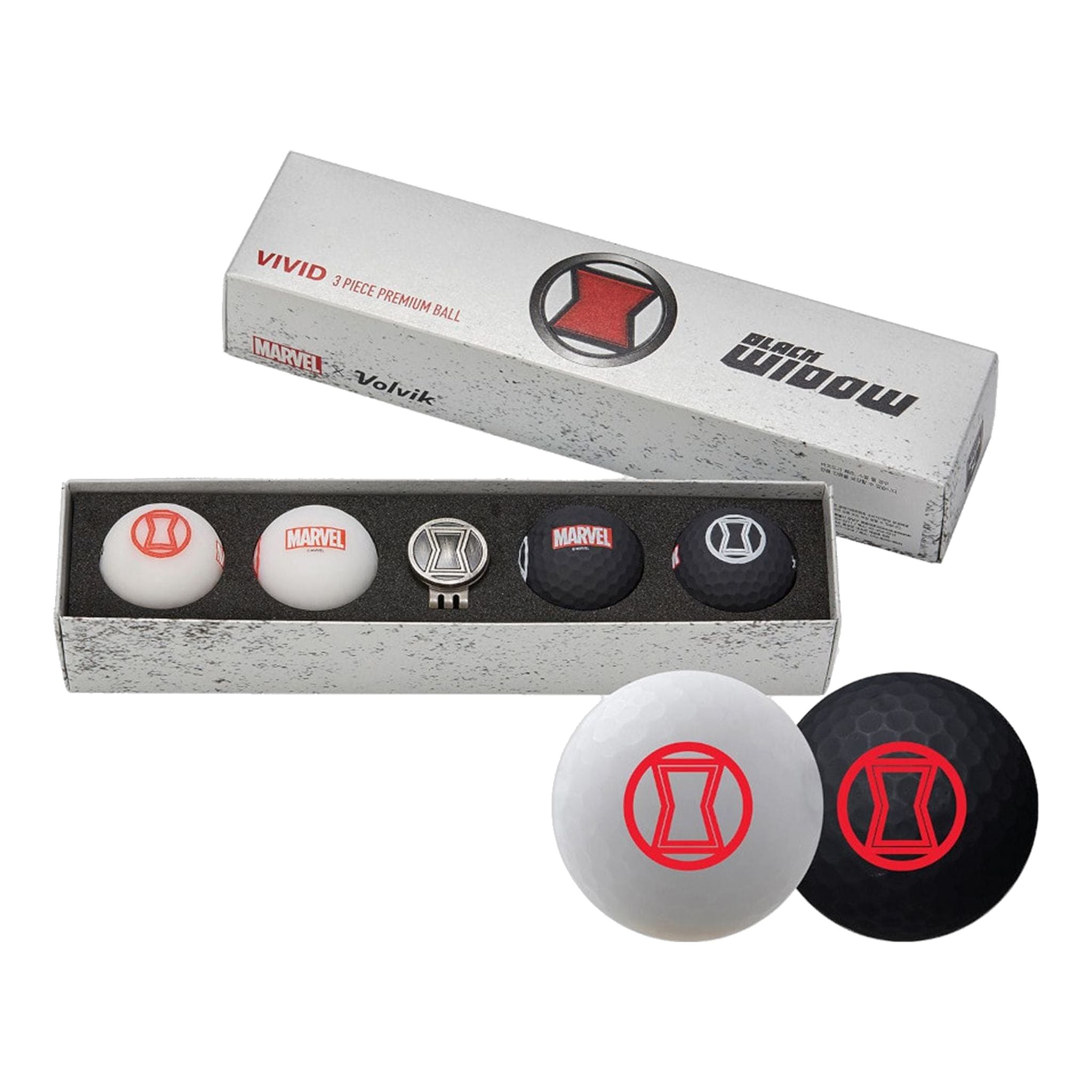Volvik Black Widow Golfball Set