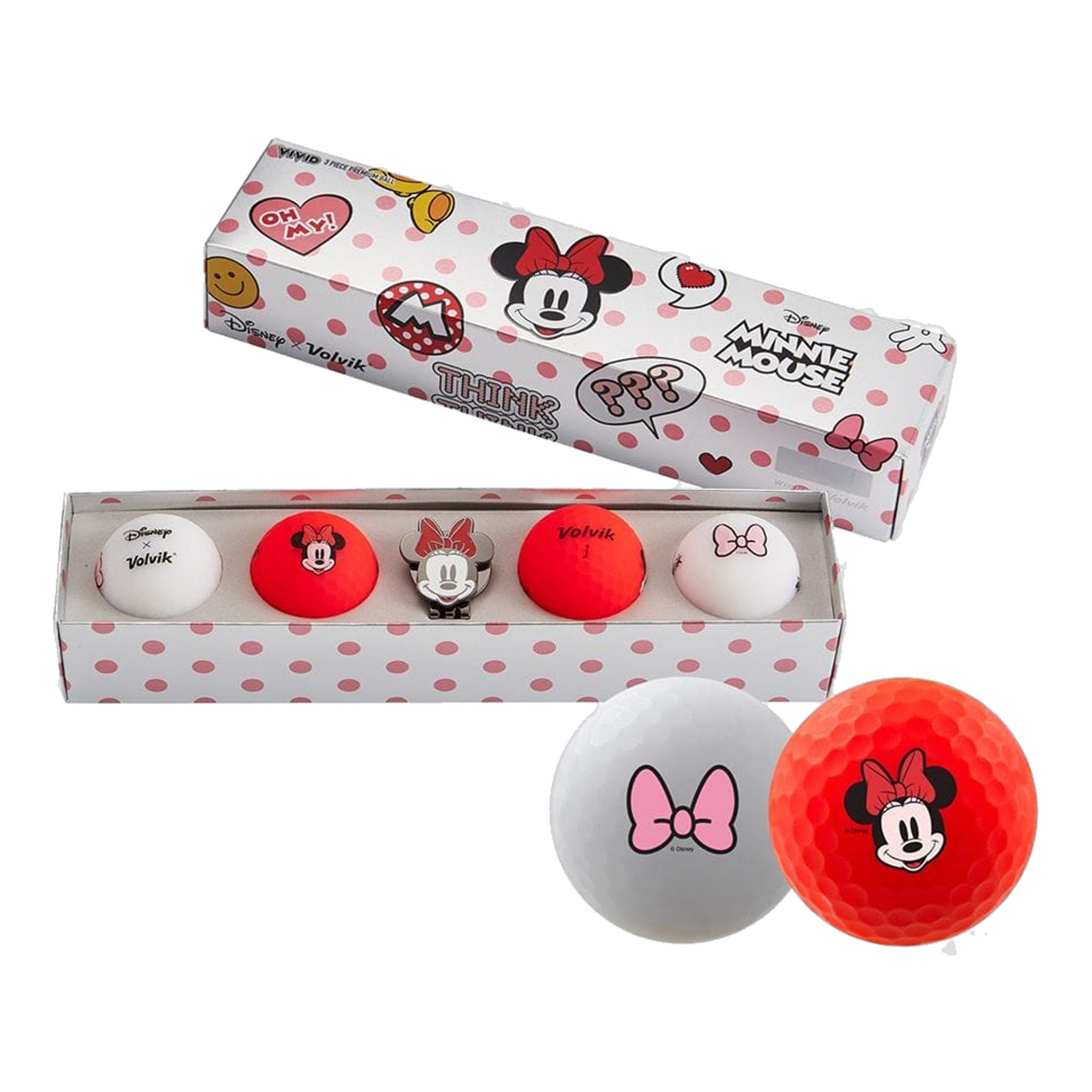 Volvik Minnie Mouse Golfbälle