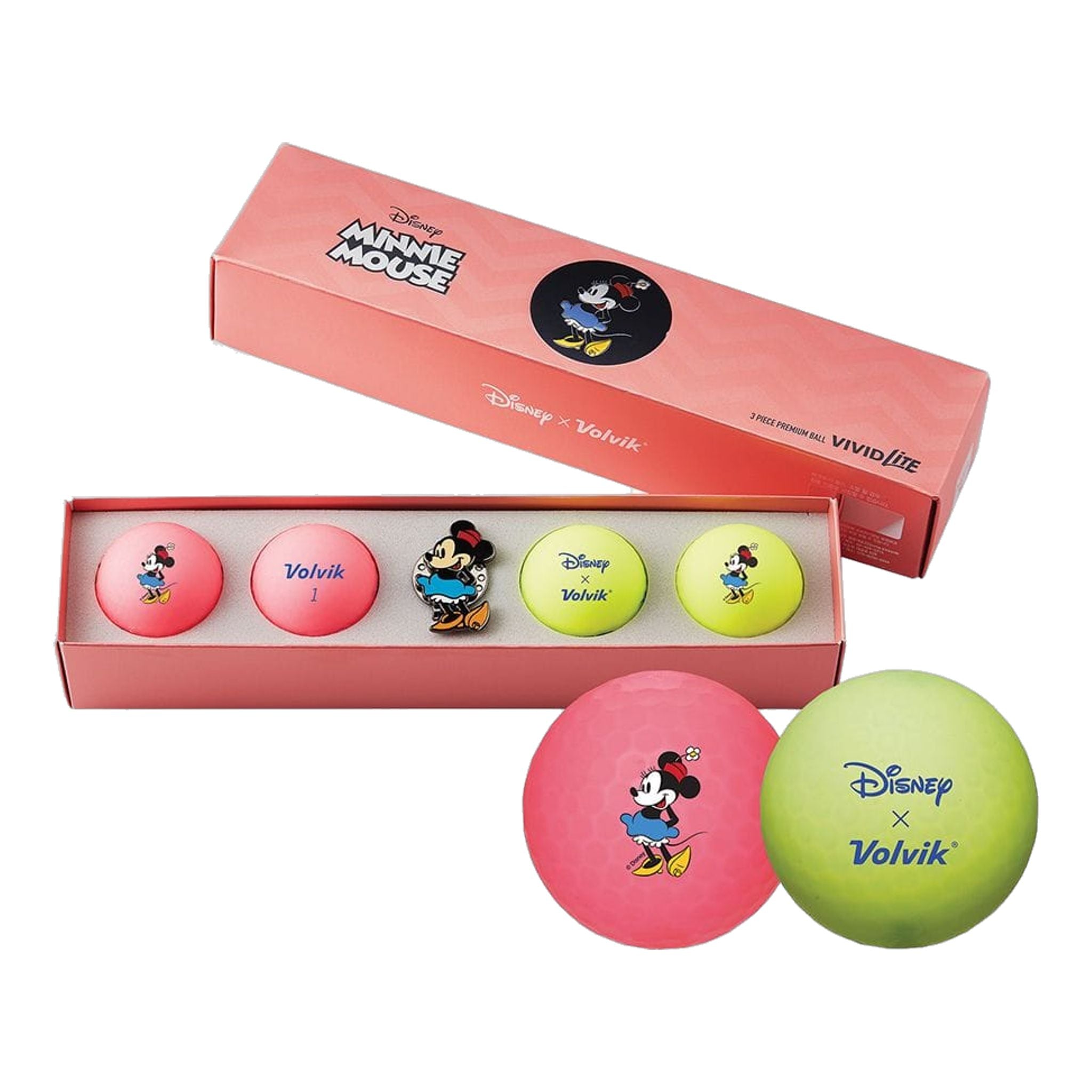 Volvik Lite Minnie Mouse Golfbälle