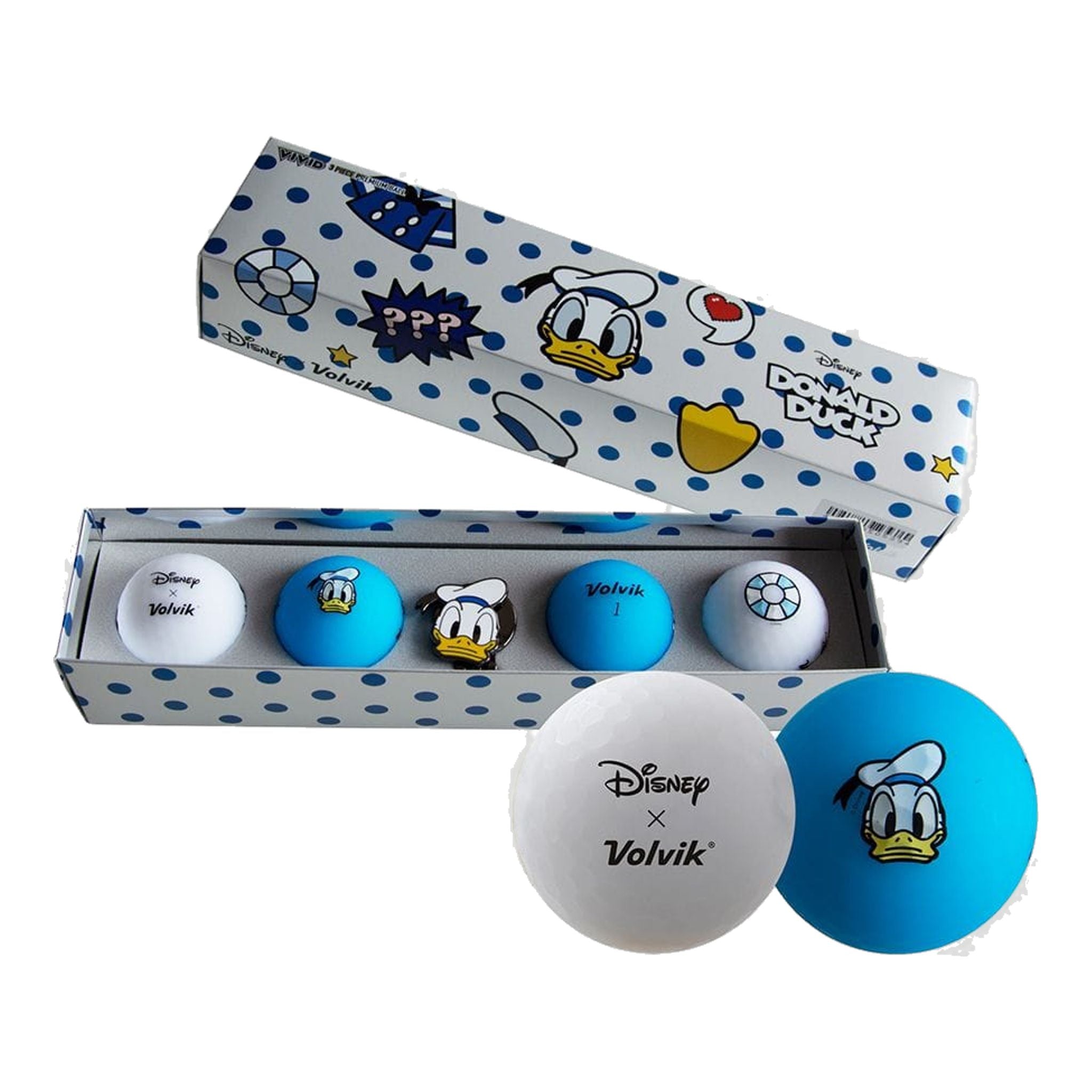 Volvik Donald Duck Golfbälle