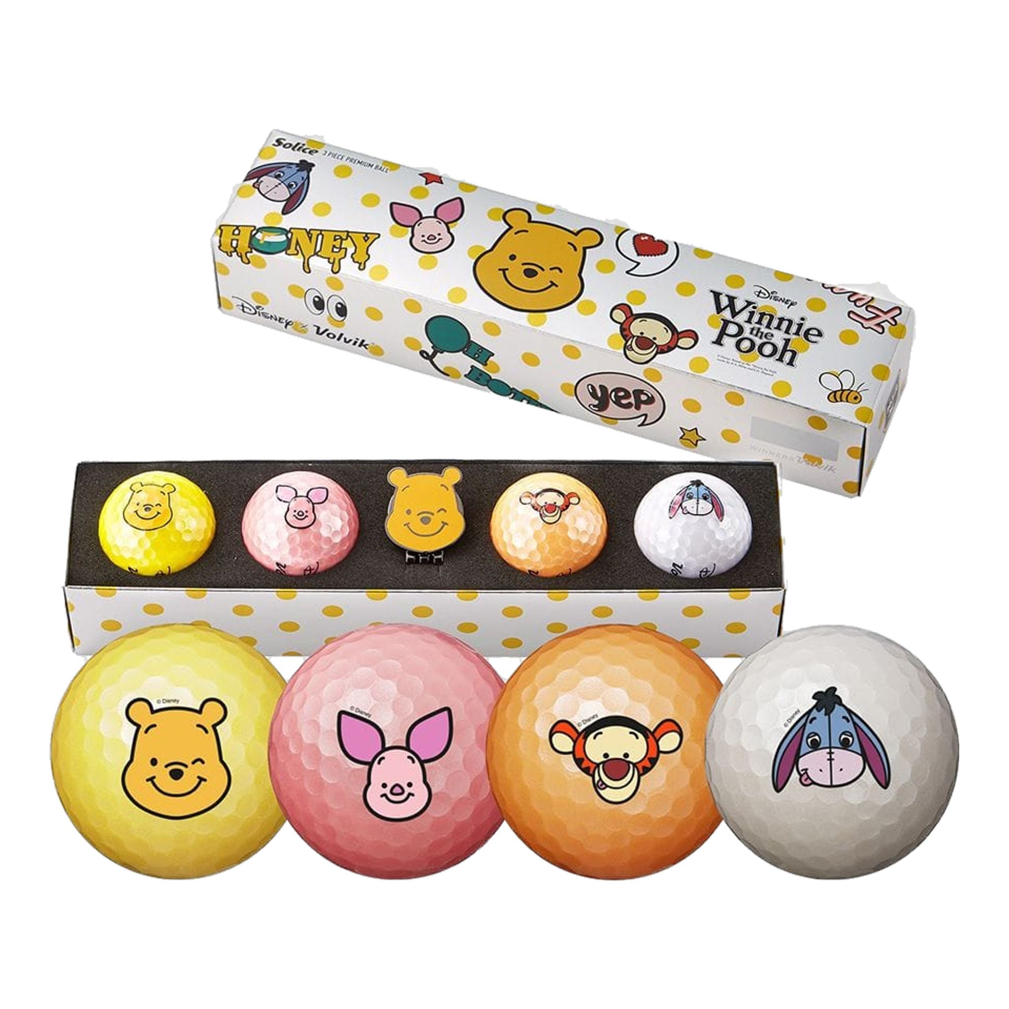 Volvik Solice Disney Pooh Golfbälle