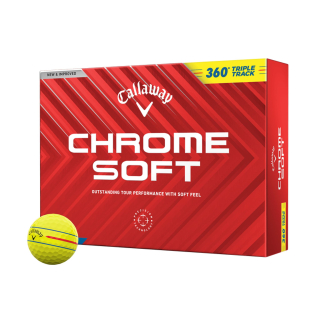 Callaway Chrome Soft 360 Triple Track Golfbälle (2024)