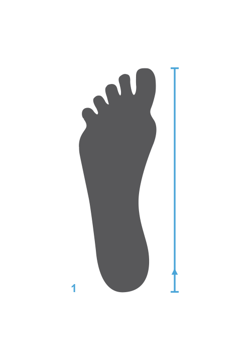 Schuhgröße richtig messen
